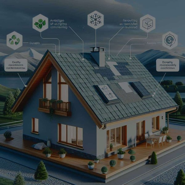 Quels sont les avantages des bardeaux de toiture recyclés pour les habitations en zones tempérées ?
