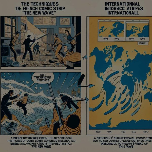 Comment les techniques de la bande dessinée française 'La Nouvelle Vague' ont-elles influencé le genre à l'international ?